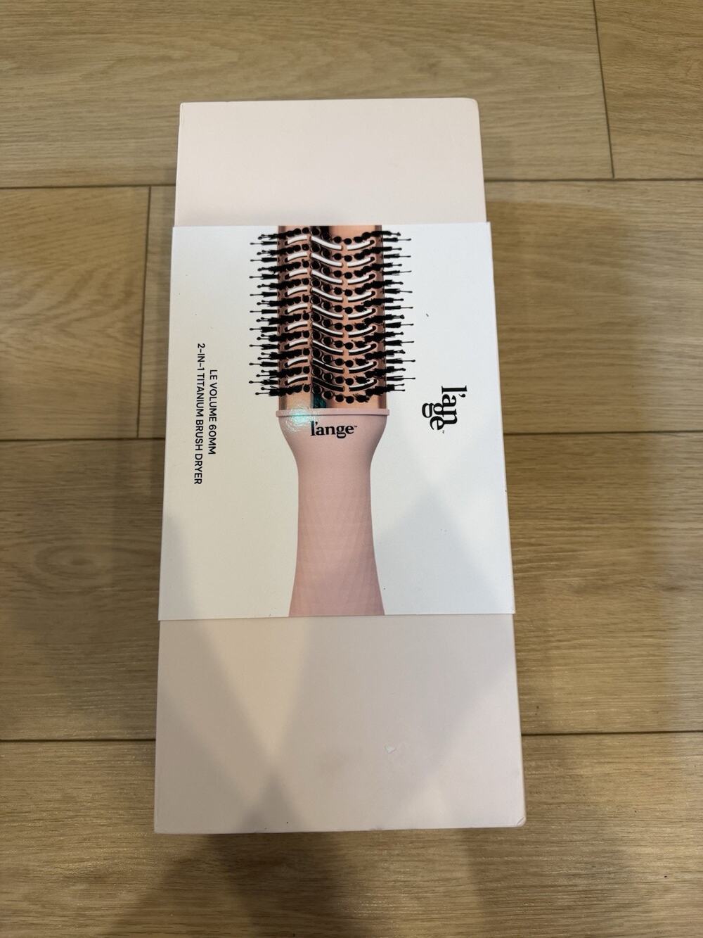 L'ANGE HAIR Le Volume 2-in-1 Titanium Blow Dryer Brush Ionic Hot Air Styling 60m
